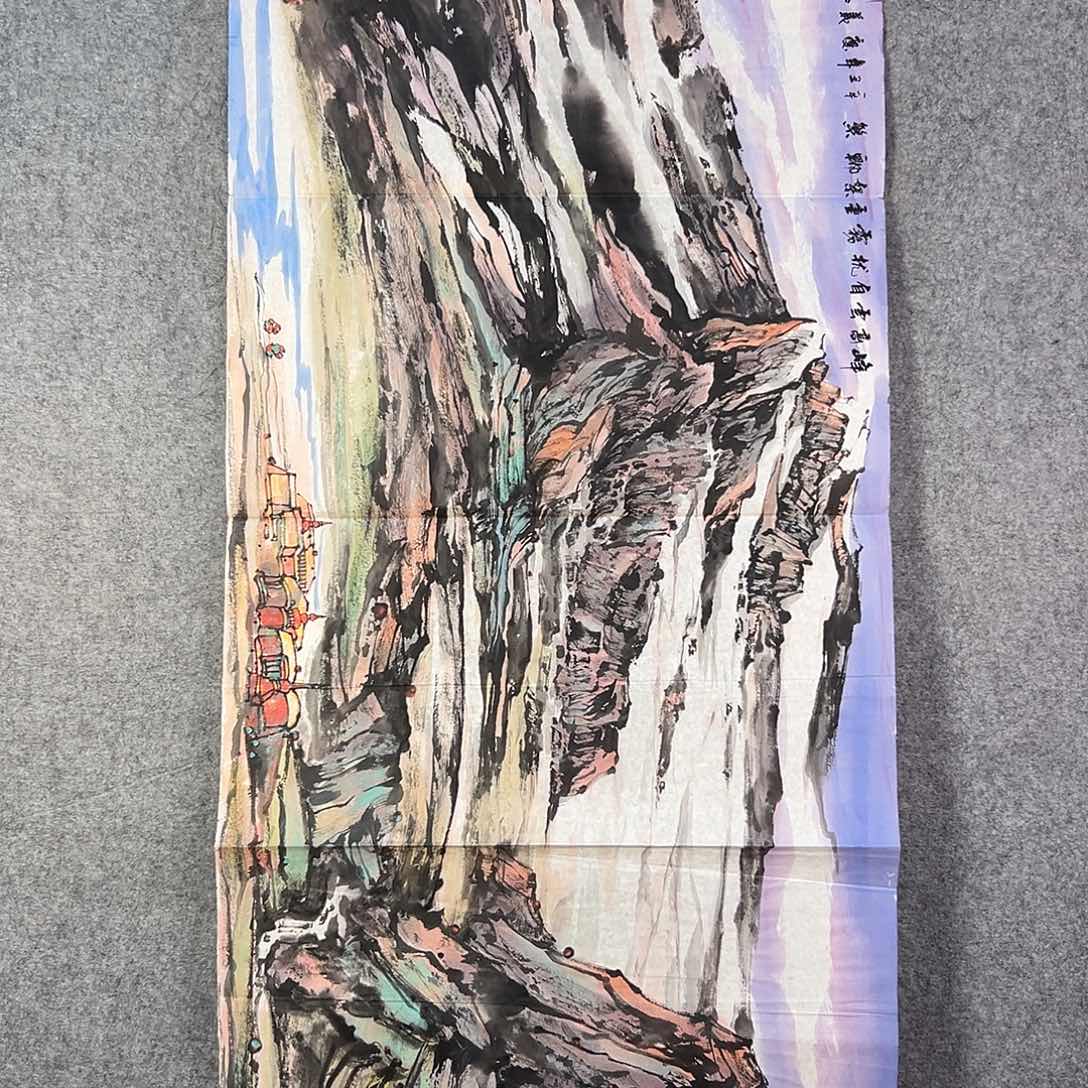 国画736 花鸟在此处飞翔也不太方便