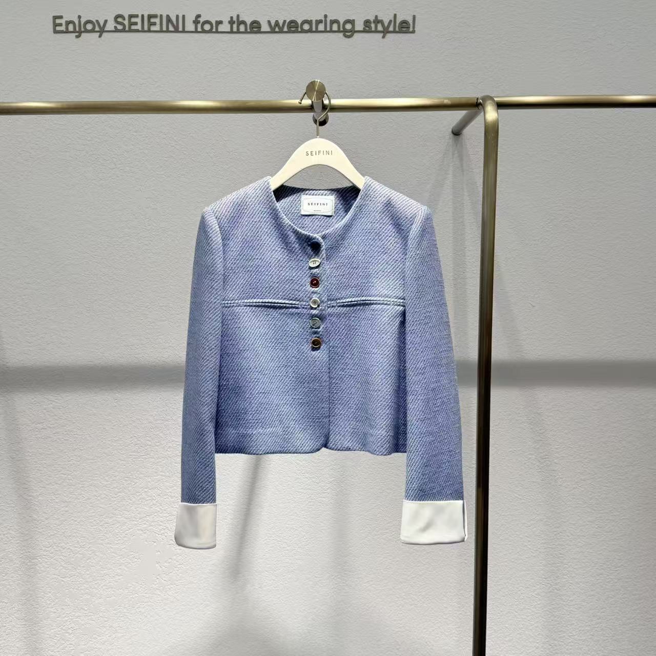 SEIFINI/诗凡黎2025秋季新品小香风外套3G8310821