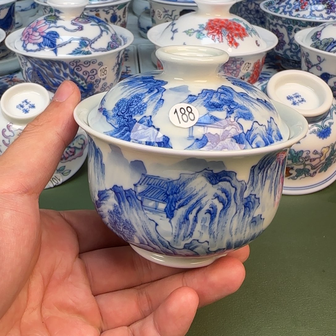 彦祖纯手工手绘茶具188