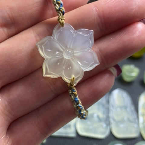 蛇纹石玉手链未镶嵌