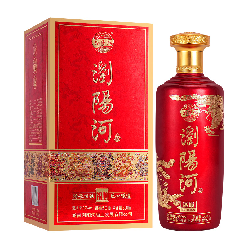瀏陽河酒福顺53度酱香型白酒500ML【H】