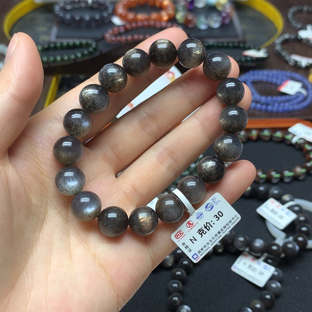 长石手链未镶嵌手链