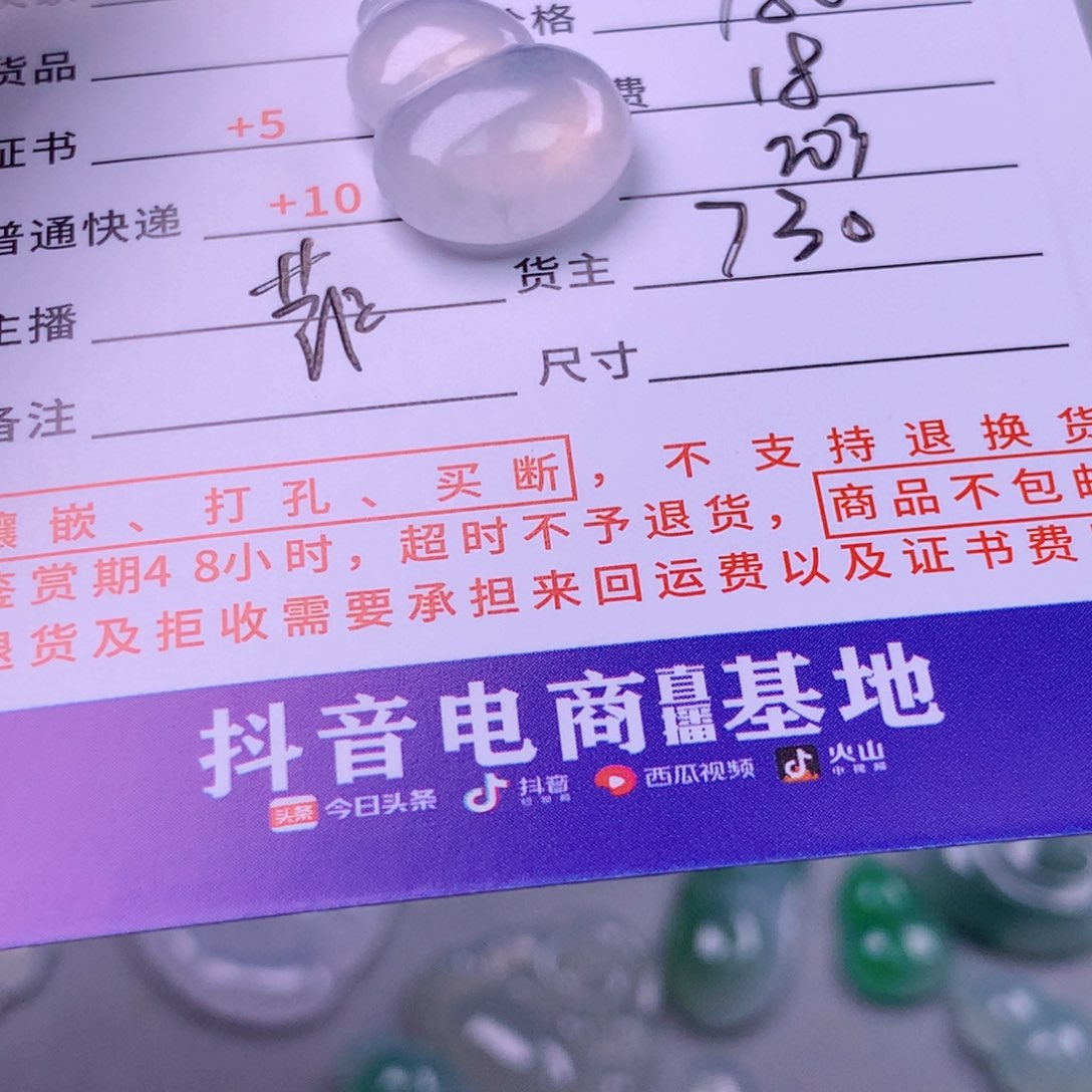 翡翠挂件未镶嵌?****⁴