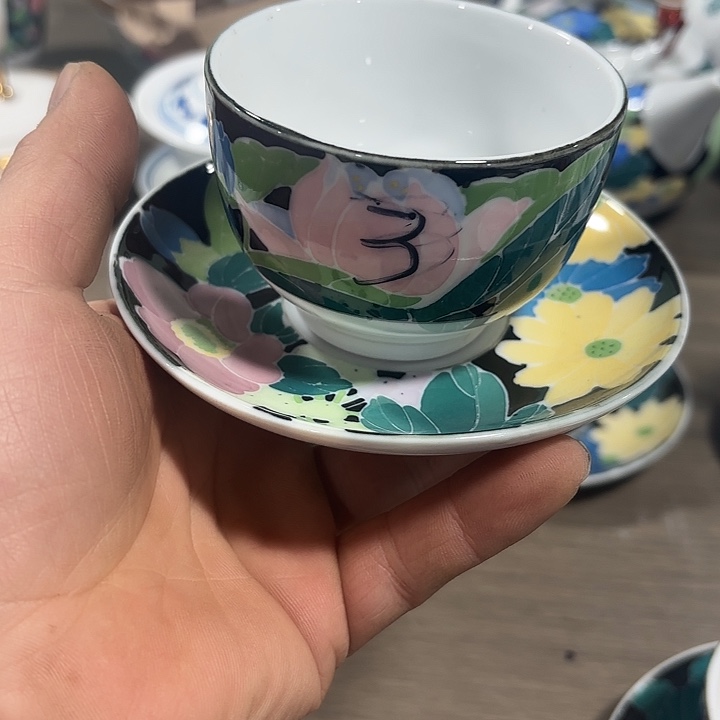 陶咖啡杯碟，咖啡，杯碟微瑕