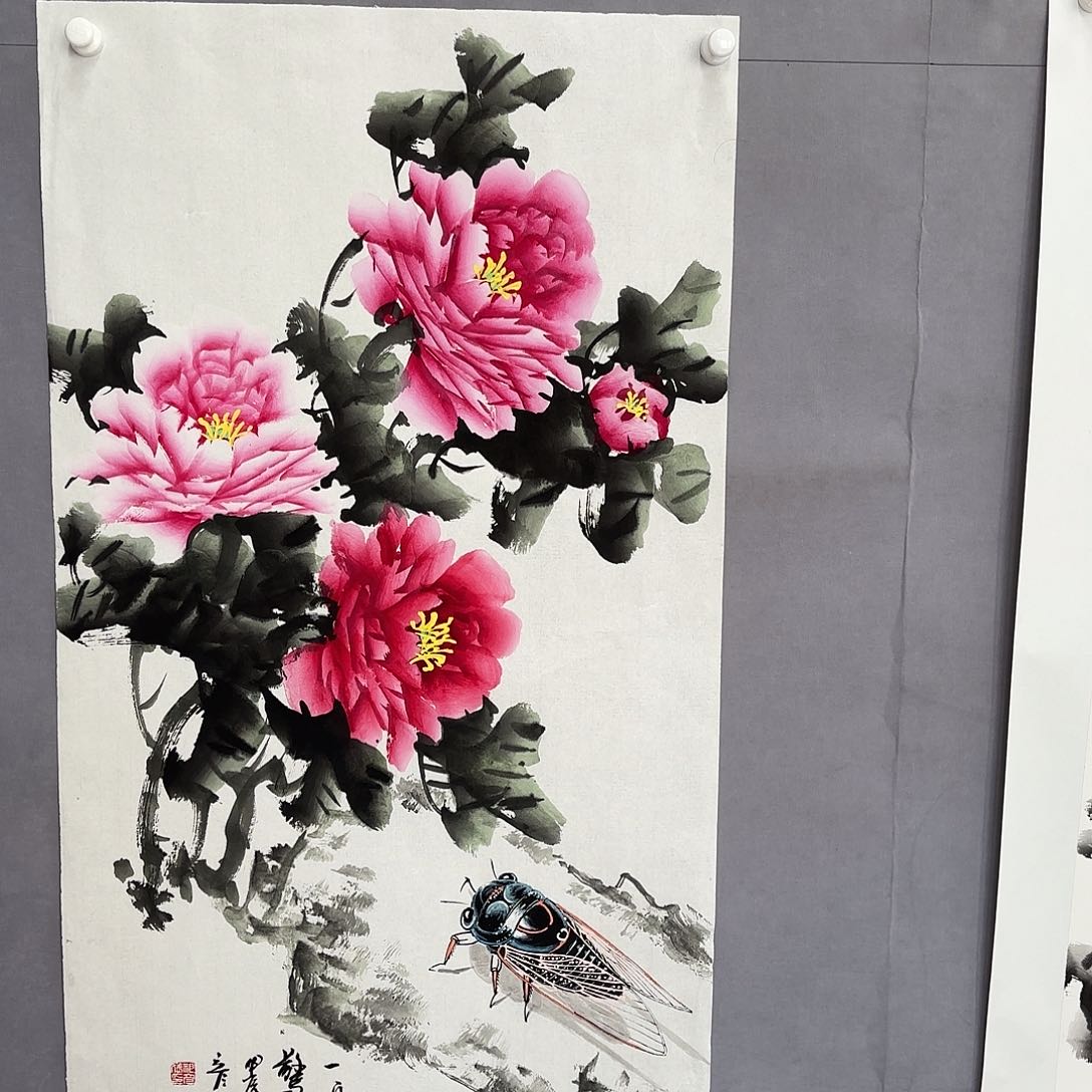 国画亲笔手绘原创