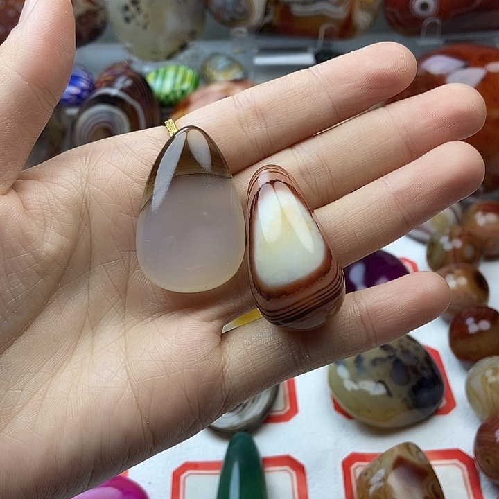 幽****玛瑙/玉髓未镶嵌珠宝奇石