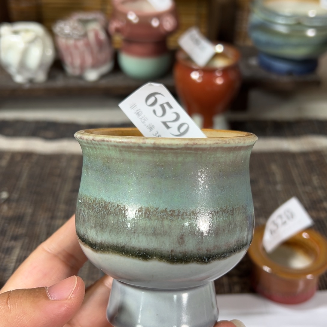 红陶景德镇手工花盆