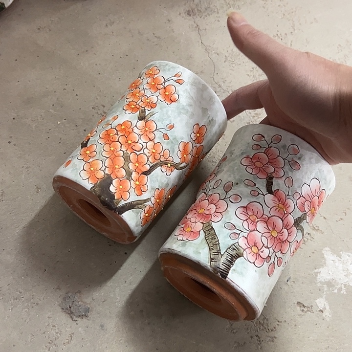 满38包邮 景德镇幸运花盆