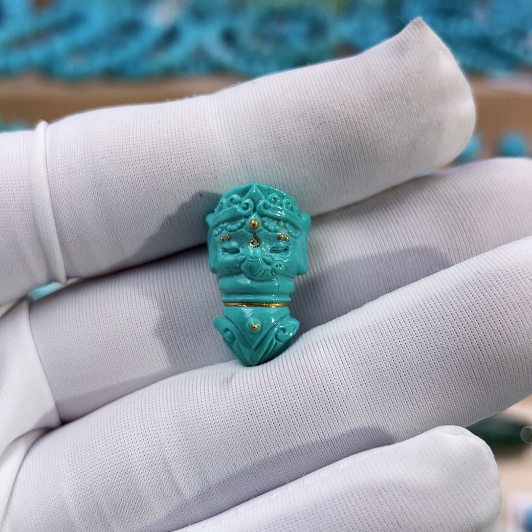 绿松石珠宝奇石未镶嵌