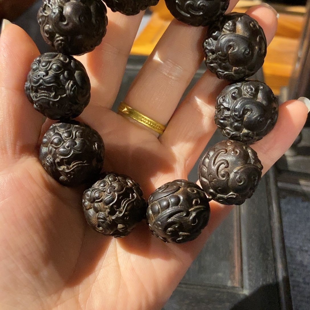 木弘*貔貅雕刻手串