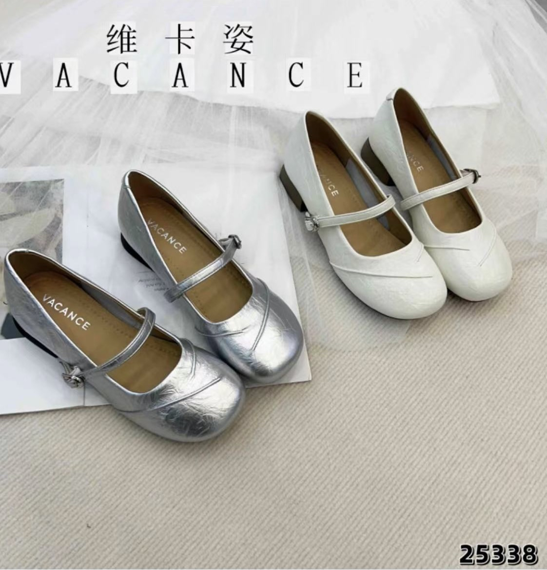25338新款百搭休闲透气舒适平底单鞋