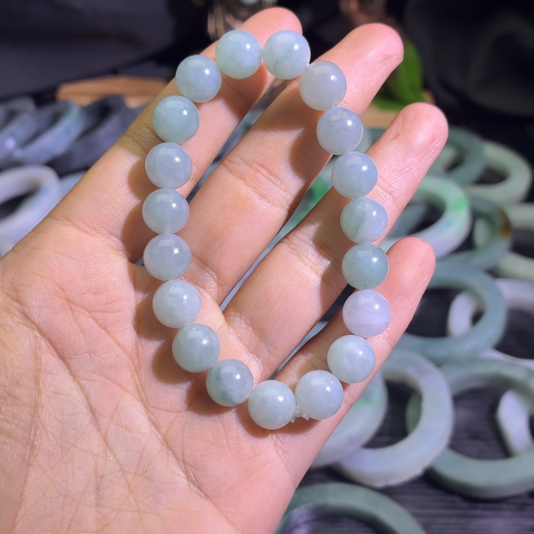 定制翡翠未镶嵌天然纹理随机，追求完美者慎拍