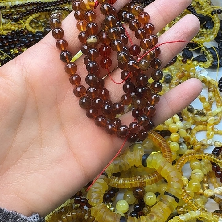 琥珀未镶嵌珠宝奇石