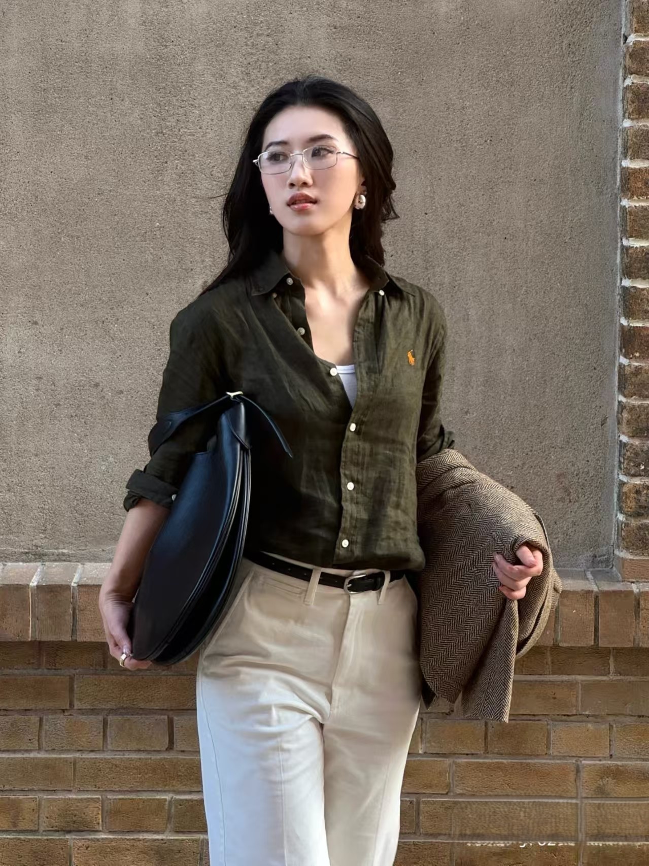 【骑马抡搞⛏】外贸纯色亚麻衬衫（女款7色）