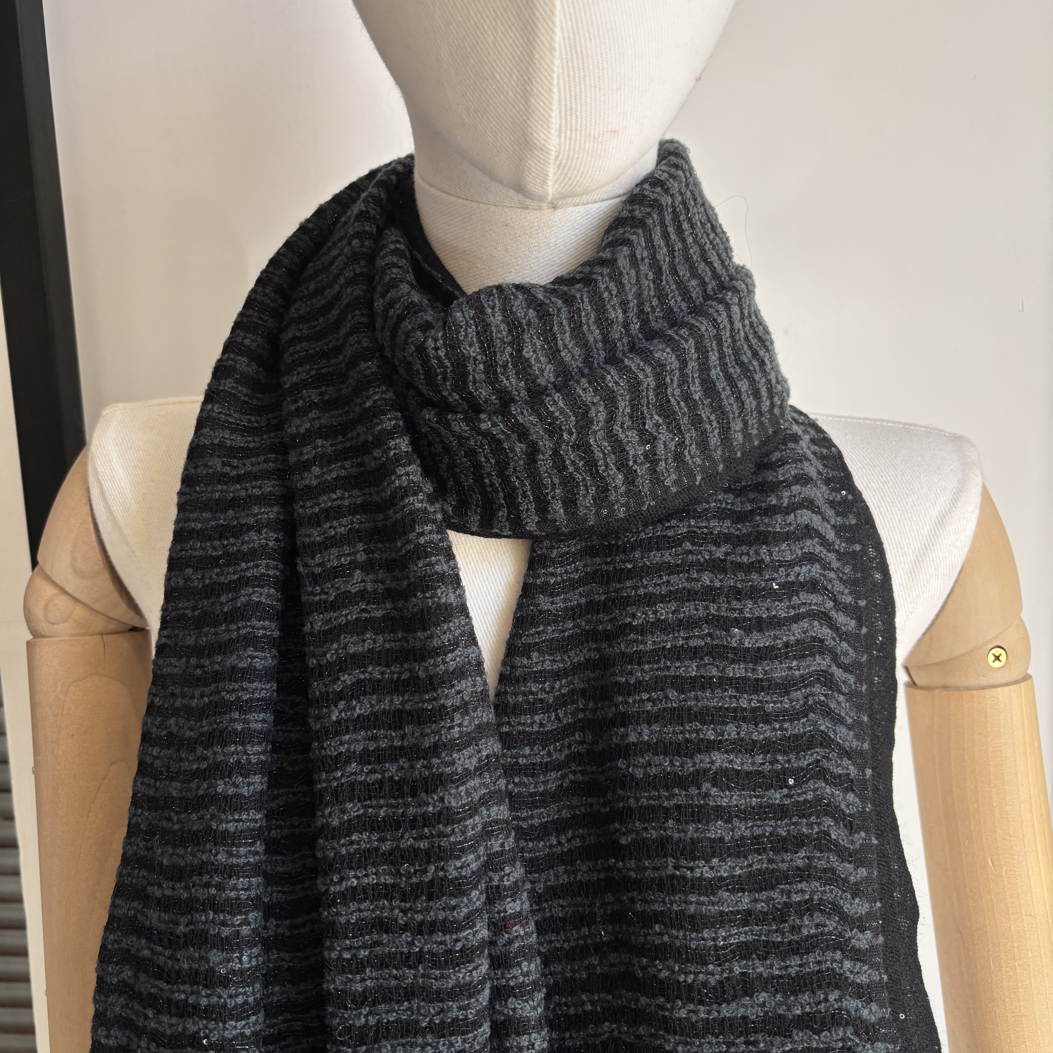 水溶羊毛围巾双层两边框圈圈纱披肩满天星双面款SWR0659