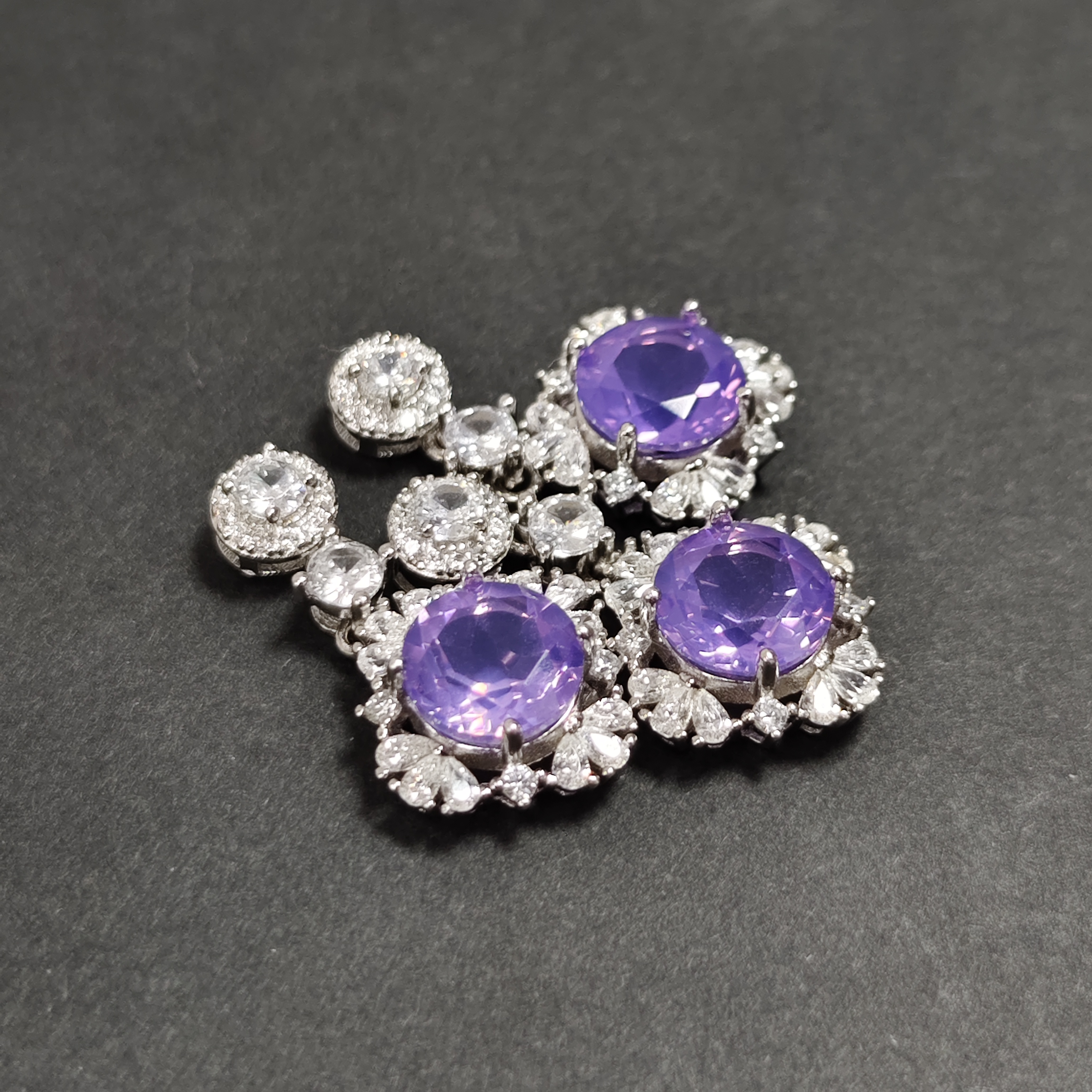 【书记甄选】天然紫玉晶吊坠 多样性发一件 8148OS