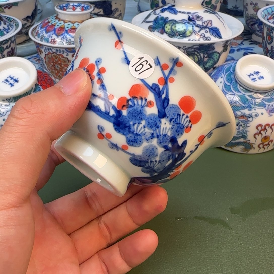 彦祖纯手工手绘茶具167