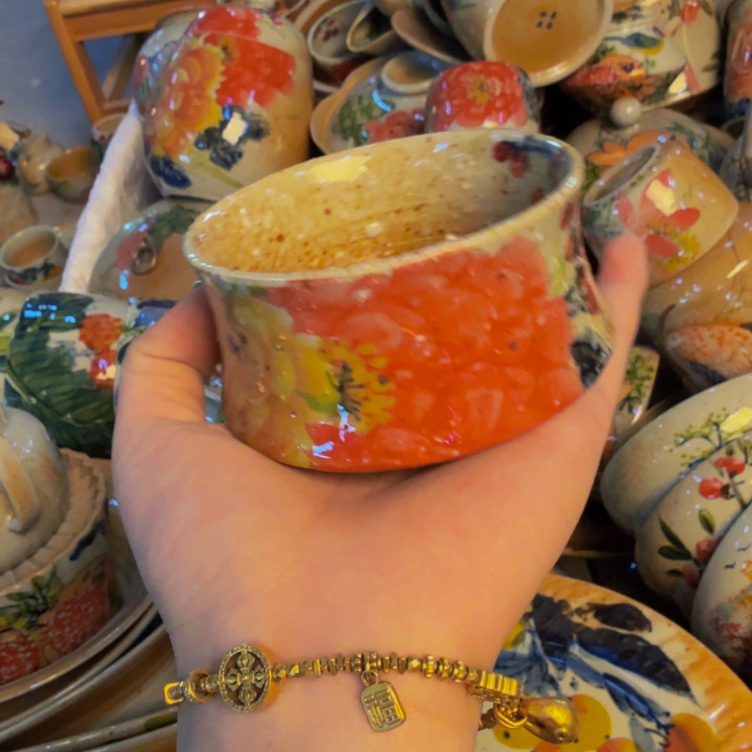 瓷片景德镇陶瓷手工手绘