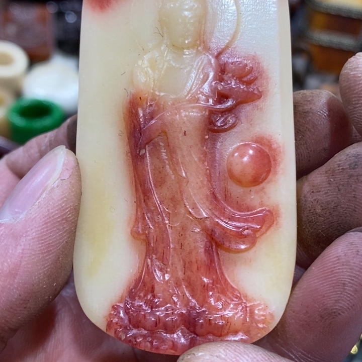 滴血莲花菩提吊坠