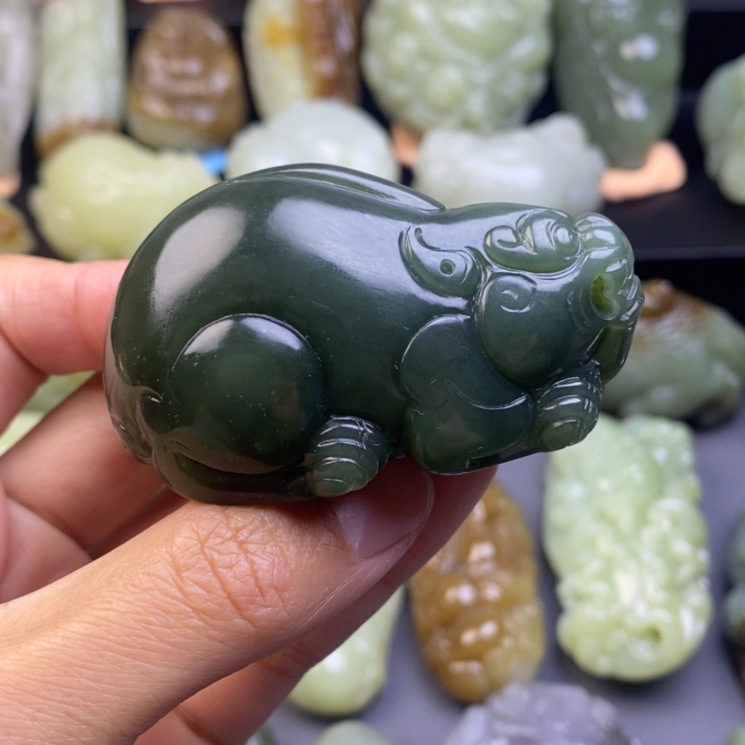 和田玉把件未镶嵌