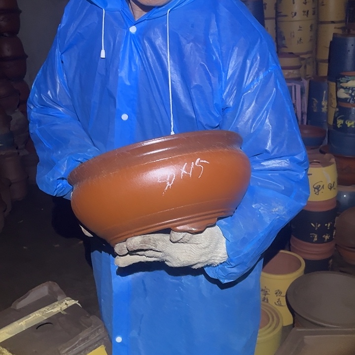 紫砂花盆紫砂花盆和小