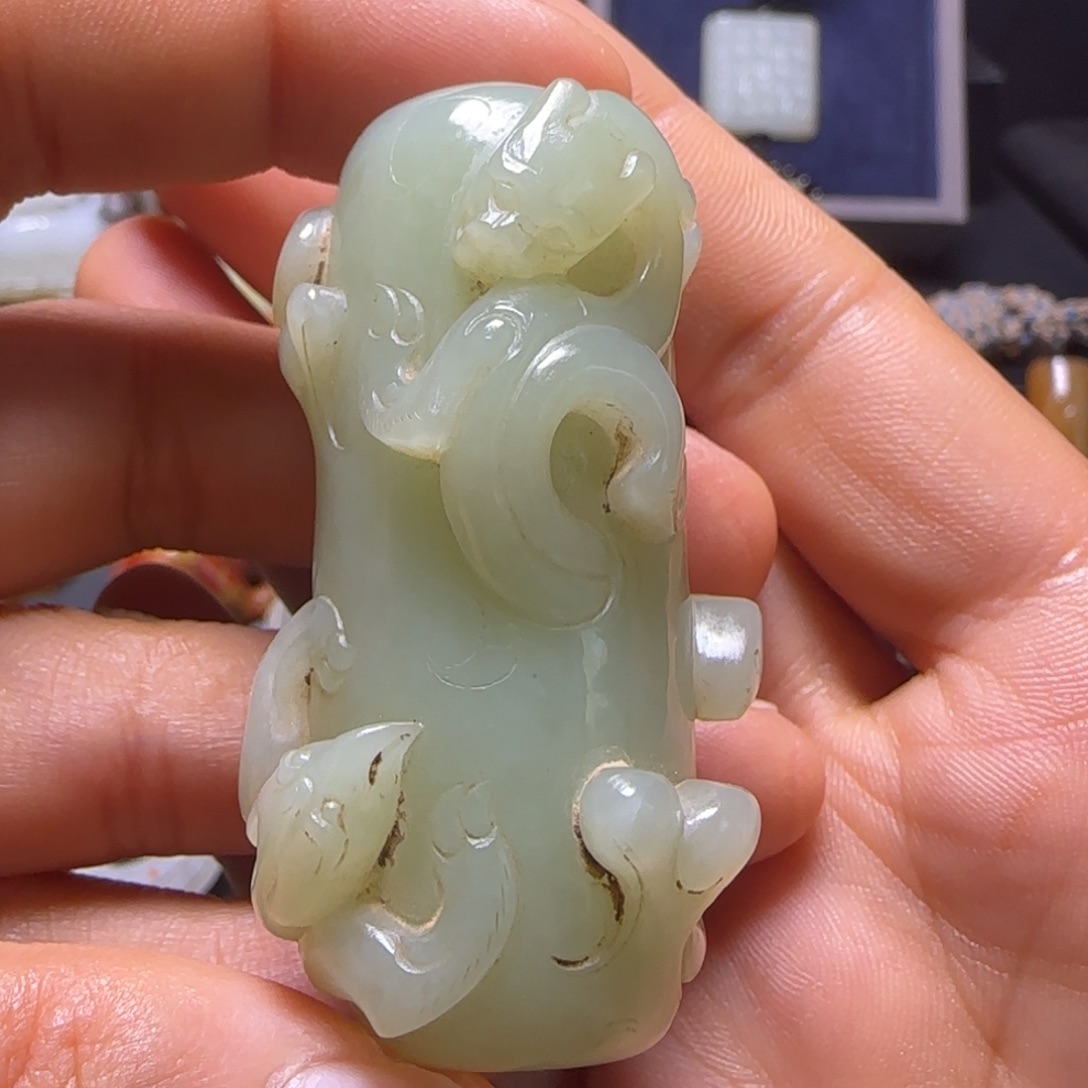 和田玉颈饰未镶嵌