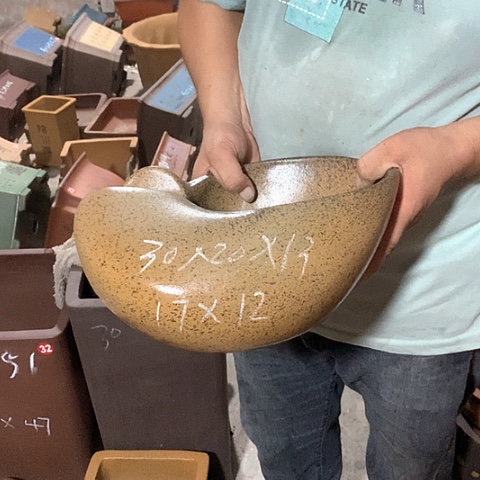 紫砂花盆手工制作