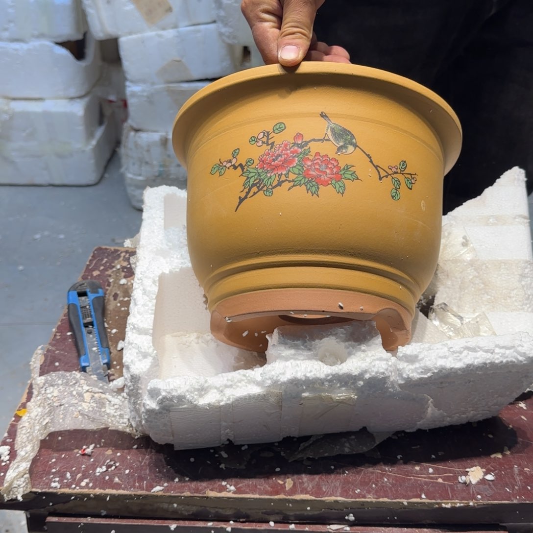 紫砂花盆口径20.14口径