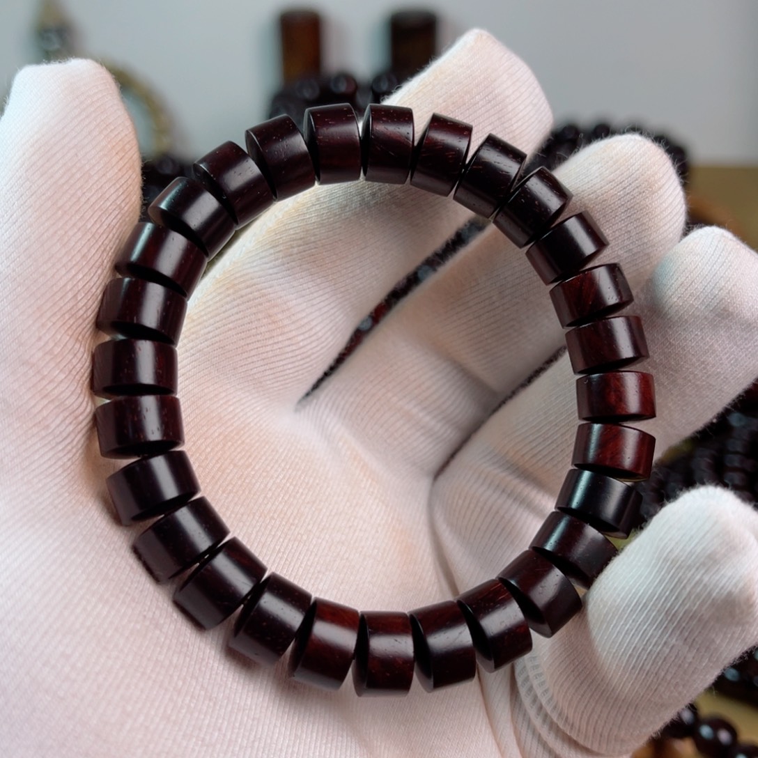 手串/手链小叶紫檀7/10大药片黑飘红老料福利款