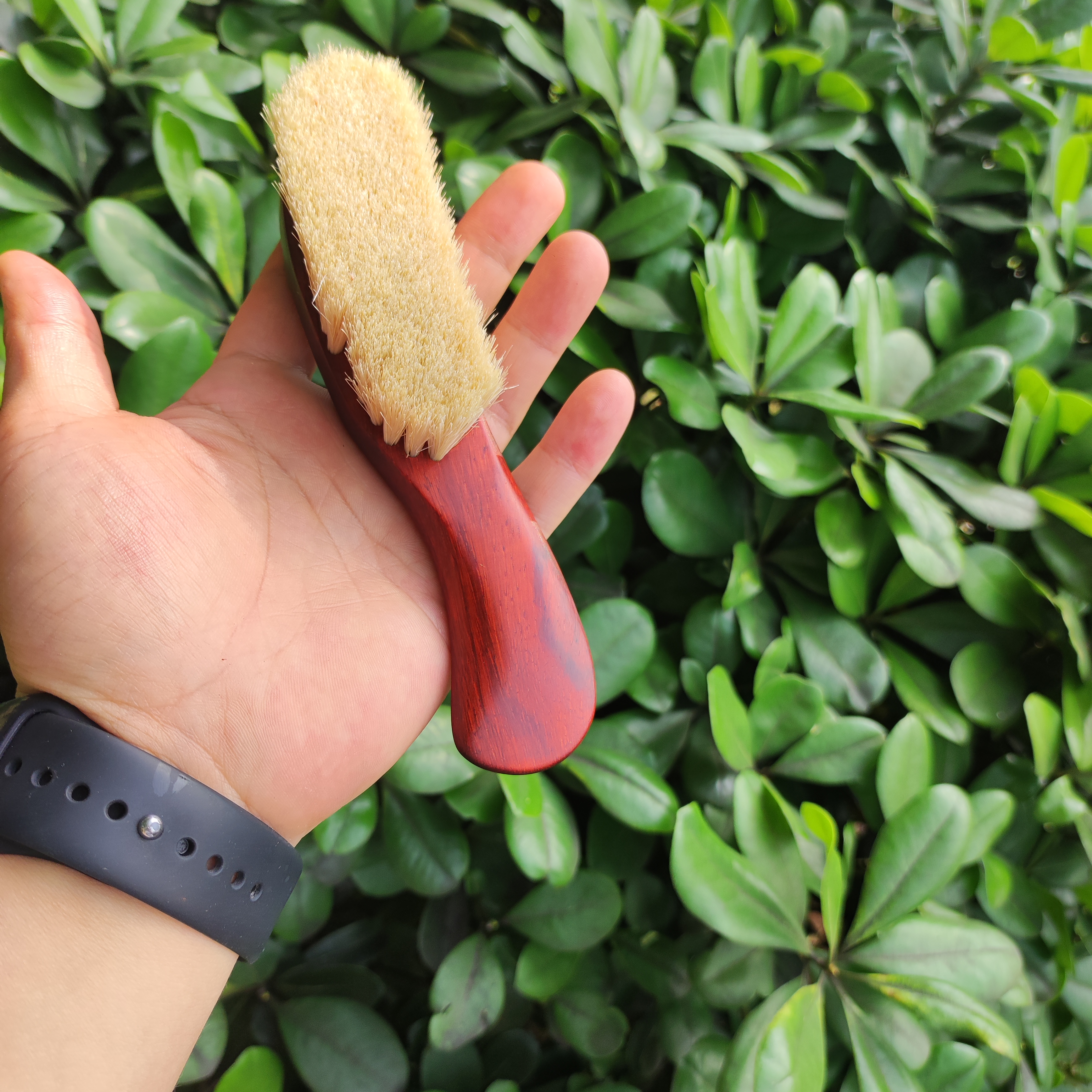 金刚迷你核桃橄榄核上色包浆家用不沾油白马鬃刷子工具猪鬃毛刷