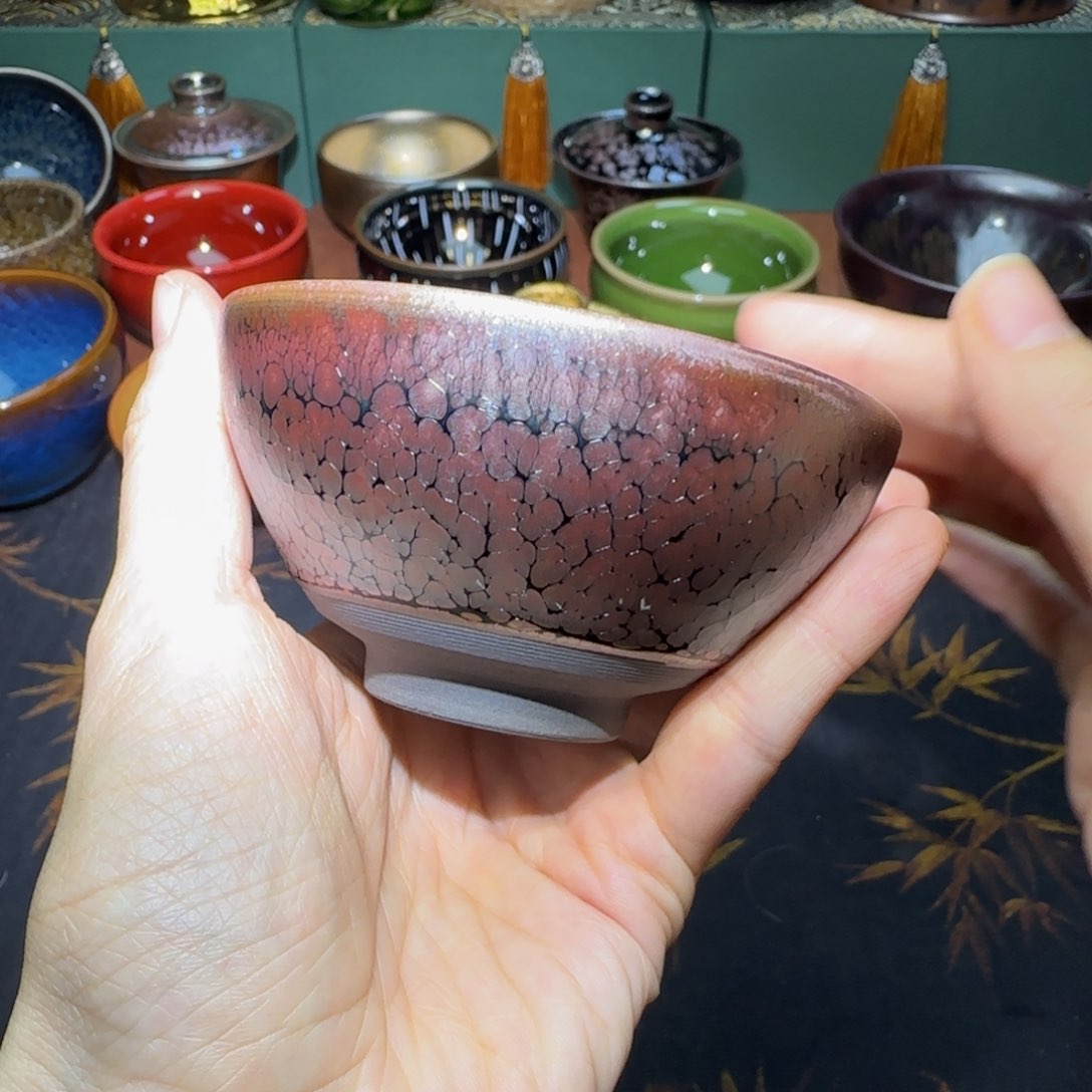 茶盏微瑕建盏，介意勿拍