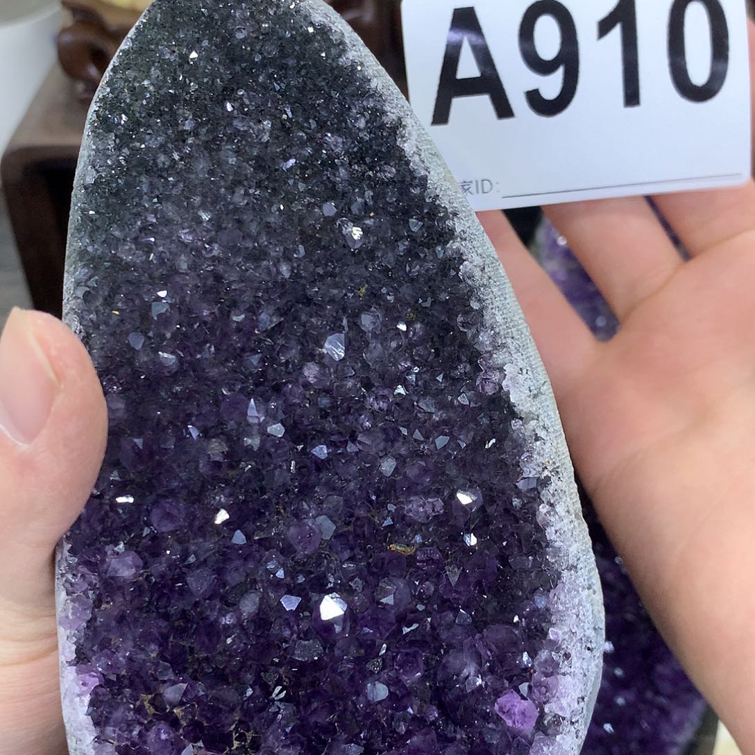 紫晶珠宝半成品未镶嵌910