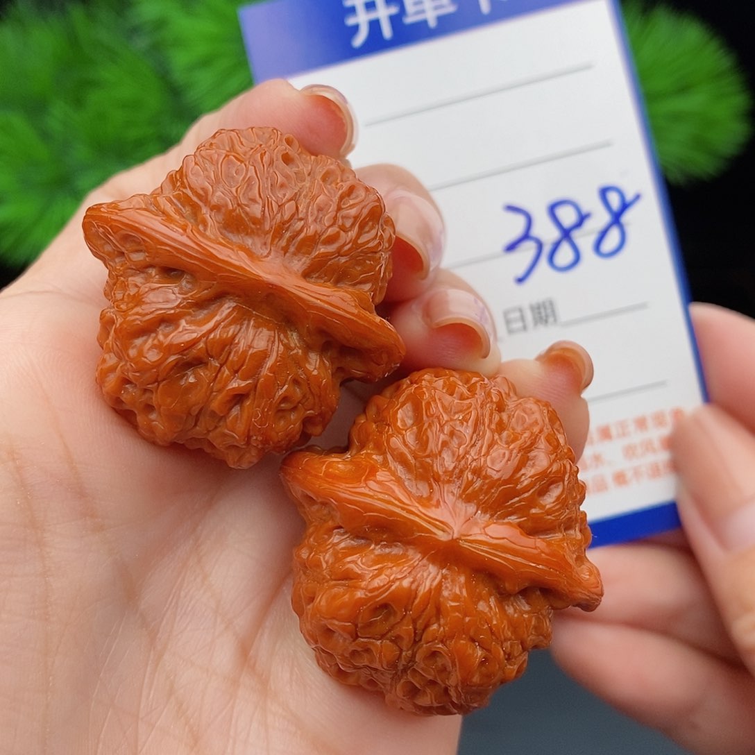 文玩核桃把件36血麒麟388