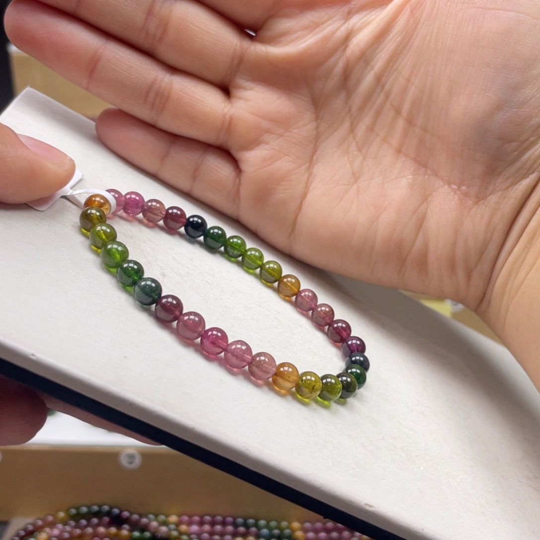 碧玺手链未镶嵌6mmmmmmmmmmmmmmmmmmmmmm