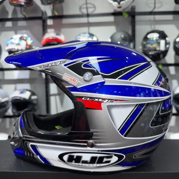HJC摩托车卡丁车越野车头盔断码断色清仓HJC  CL-X4C 双D扣