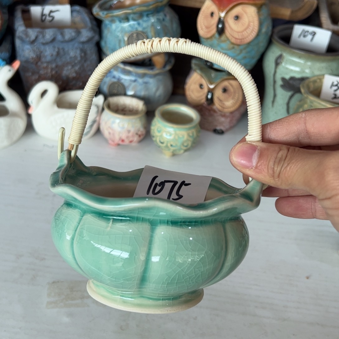 陶瓷陶瓷多肉花盆@@1075