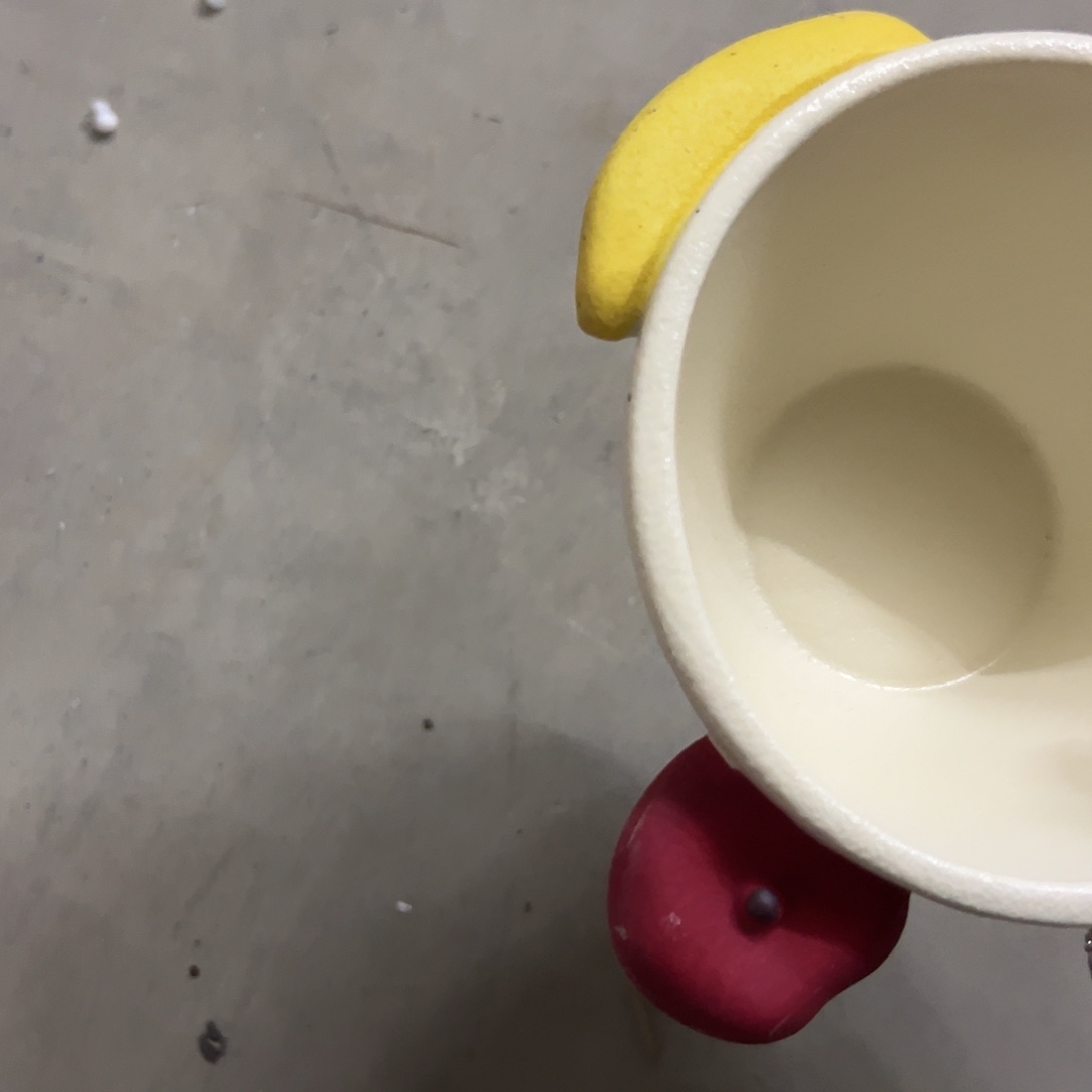 瓷正品香蕉苹果碗一个