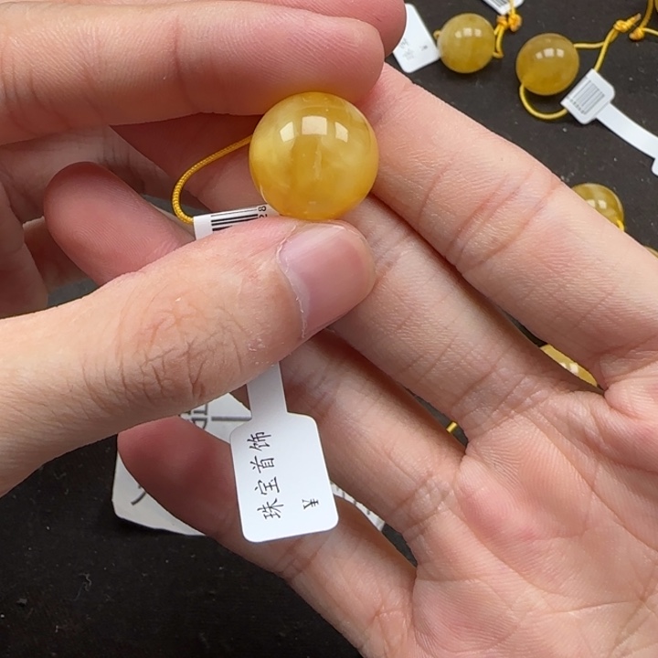 蜜蜡未镶嵌珠宝奇石天然419