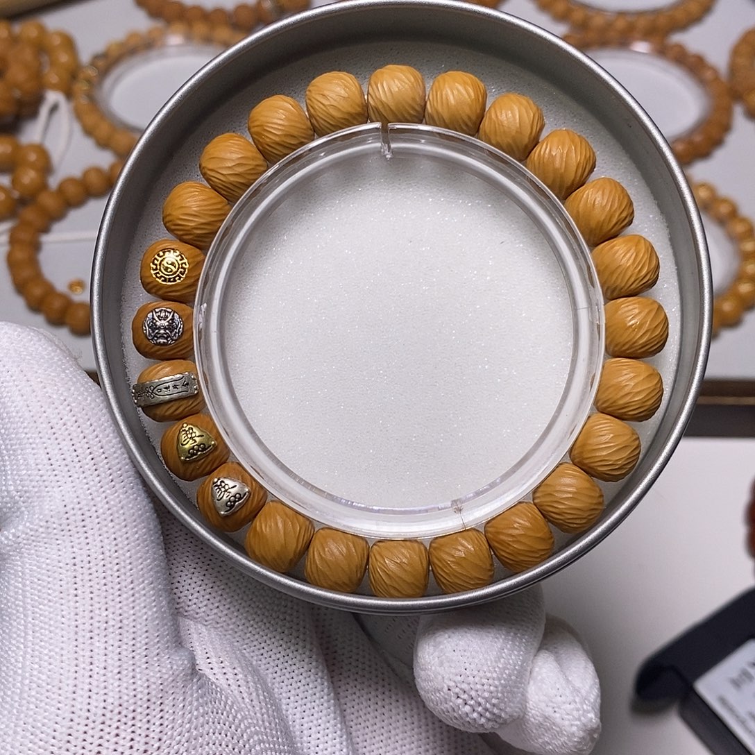 猴头核桃手串五标云锦10左右34号