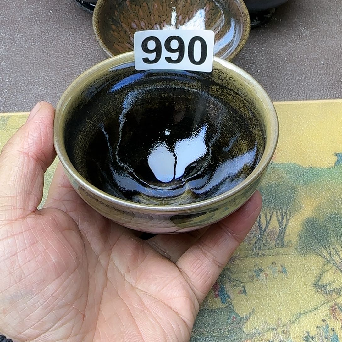 茶盏建盏杯主人杯龙窑柴烧