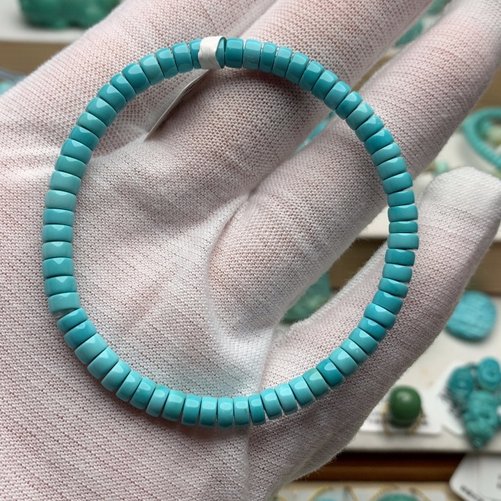 绿松石未镶嵌珠宝奇石4.6mm