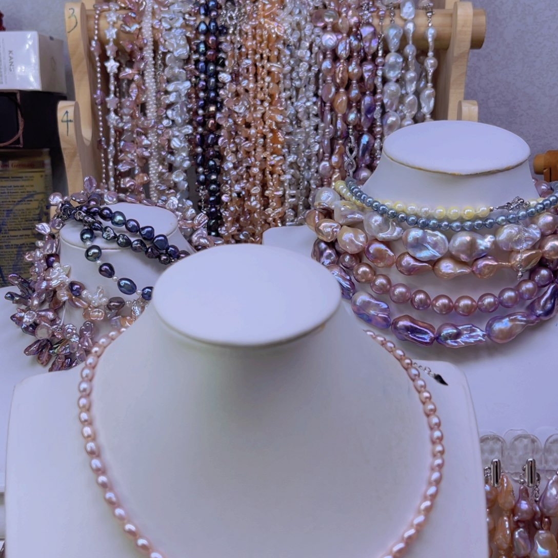 橘***宝淡水珍珠手绳合金