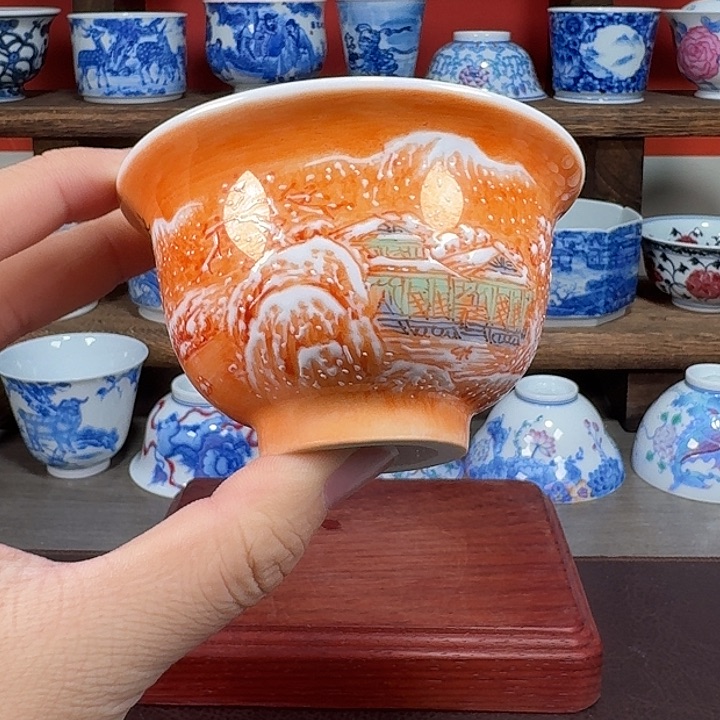 杯现代景德镇陶瓷杯