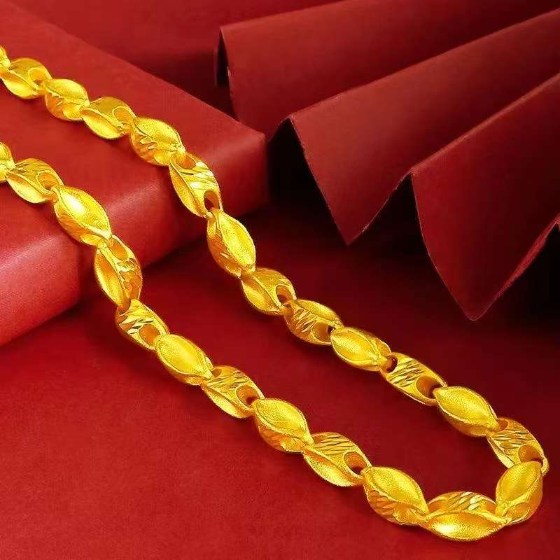 合金项链 【麦穗项链】女款男士时尚百搭男款精美