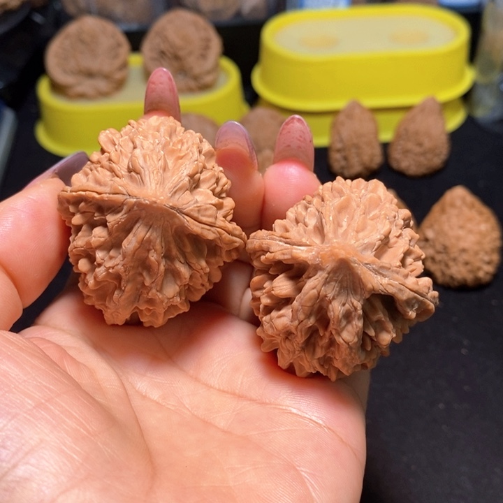 文玩核桃把件招财鼠修尖41尺