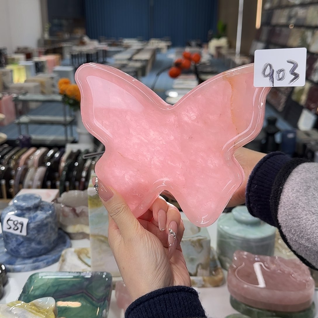 石材粉水晶大蝴蝶903