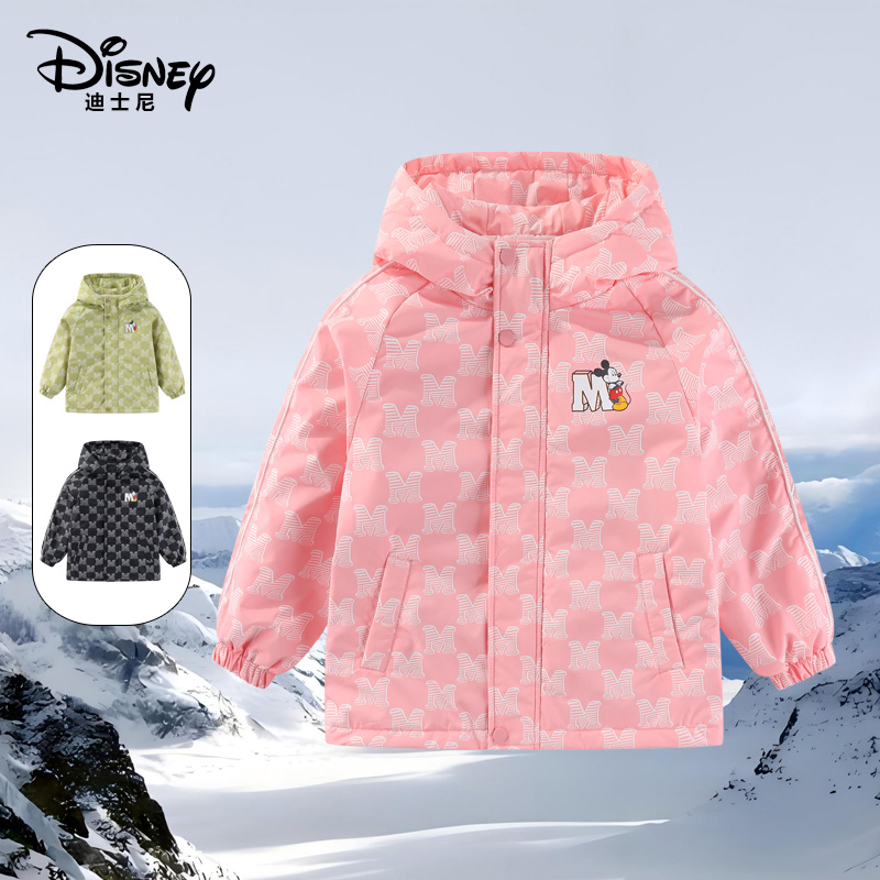 【乐宝清货】 【全现货+运费险】迪士尼儿童夹棉保暖外套XPR3SA107
