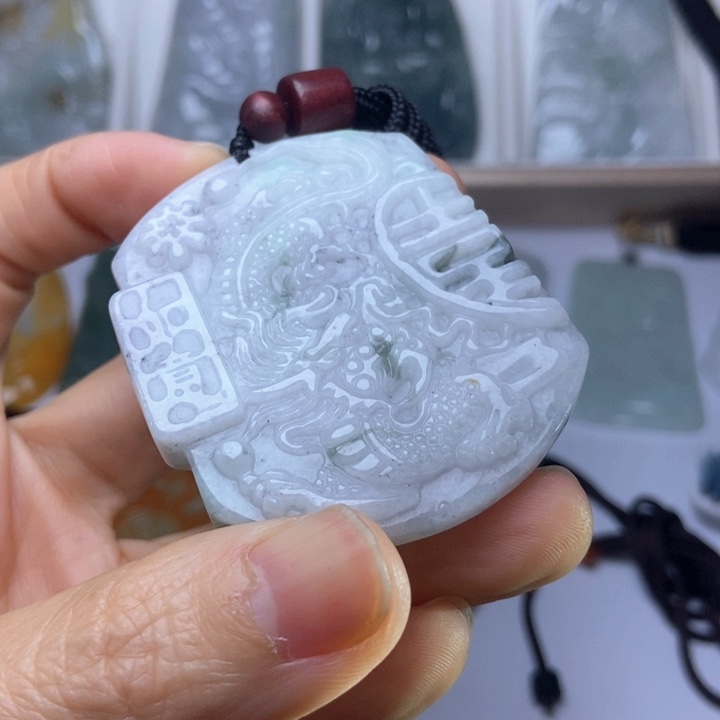 翡翠未镶嵌挂件翡翠