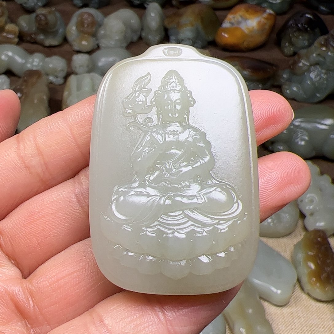 和田玉挂件未镶嵌