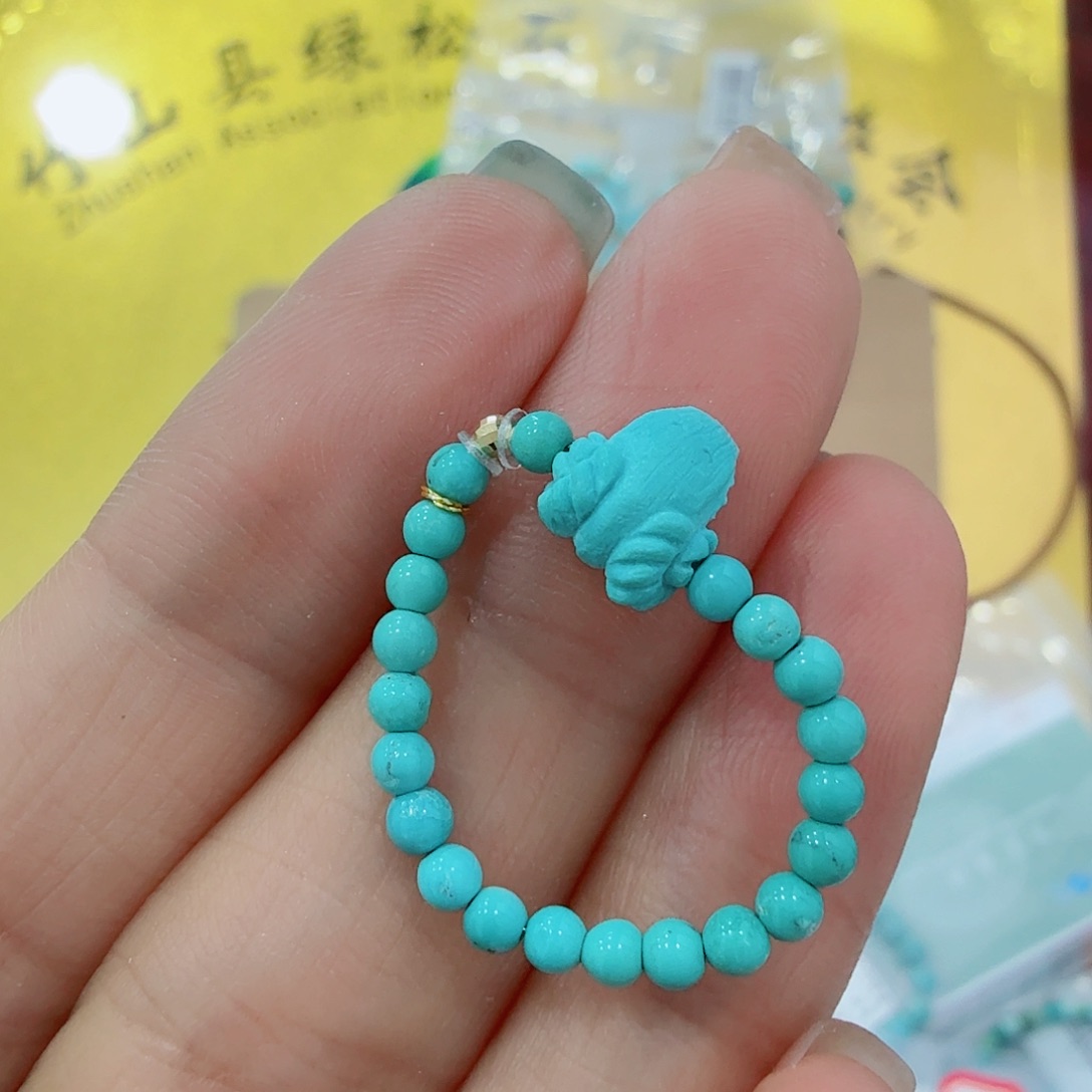 未镶嵌绿松石珠宝奇石